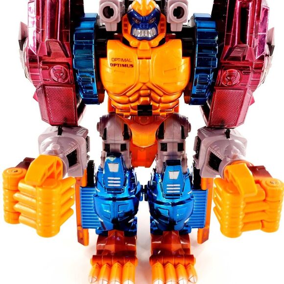 Transformers Optimal Optimus Beast Wars Action Figure Incomplete Doesn't Work - Picture 9 of 14